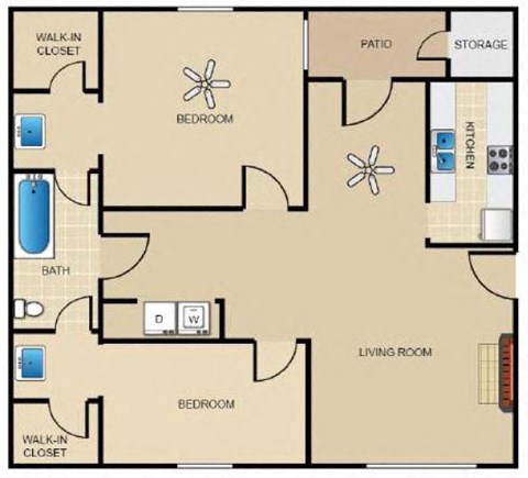 Bedford Oak B1 floorplan